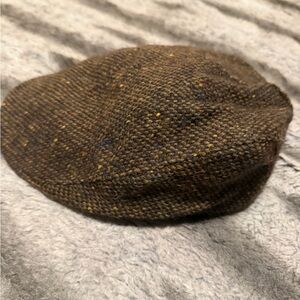 Vintage Hannah Brown Speckled Flat Cap news boy